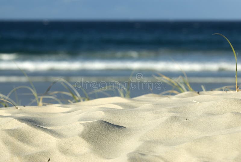Sand Dune on beach stock photo