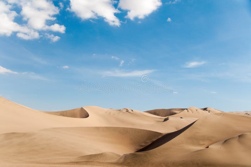 Sand Dune with Blue Sky