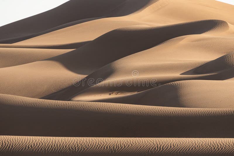 Sand dunes in lut desert