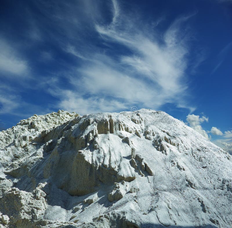 Sand mountain stock photo. Image of background, cloud - 10469912