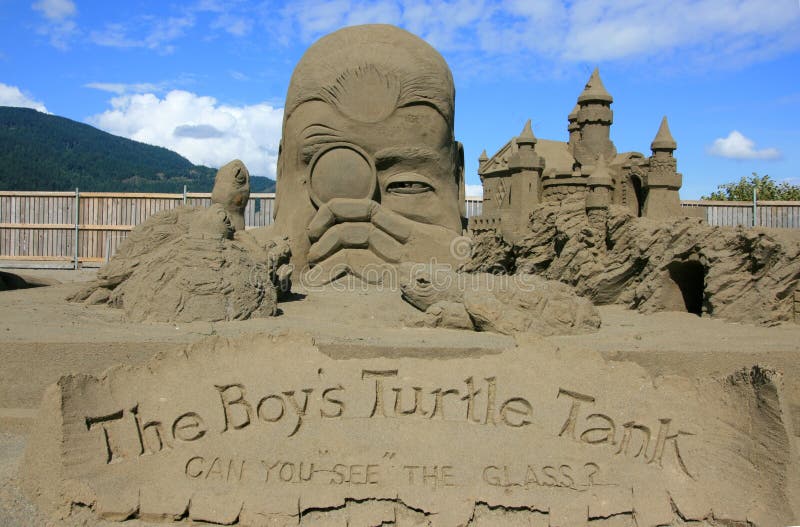 Sand Sculpture First Place Editorial Photo Image of castle