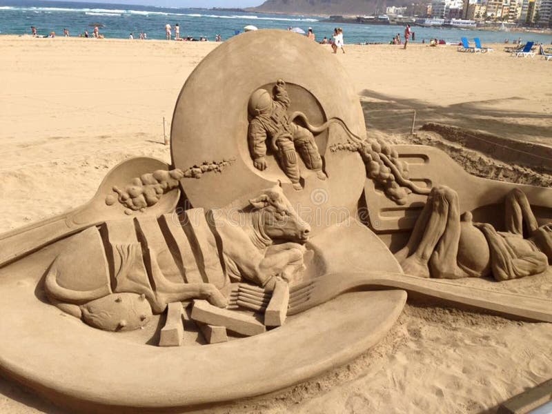 Sand Sculpture royalty free stock photography Sand Sculpture royalty free stock photography