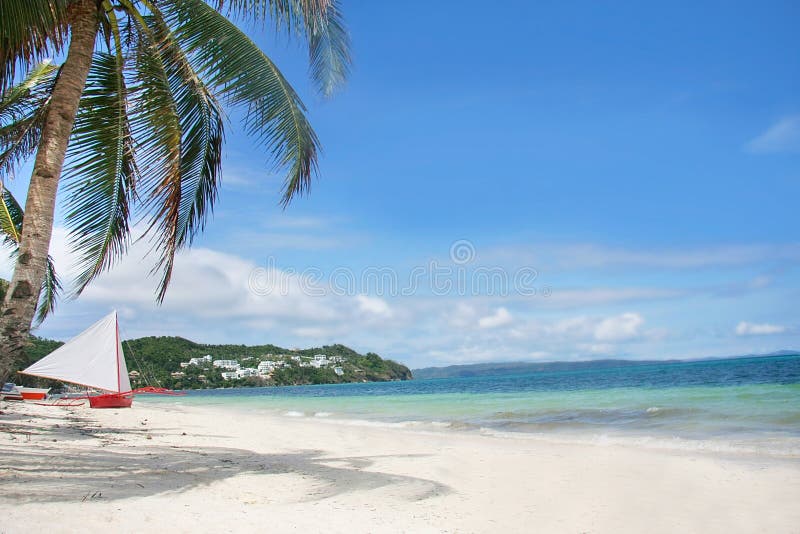 Sand tropical beach