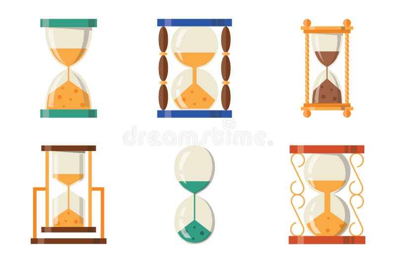 Timer 1 hour symbol color line style 7225135 Vector Art at Vecteezy