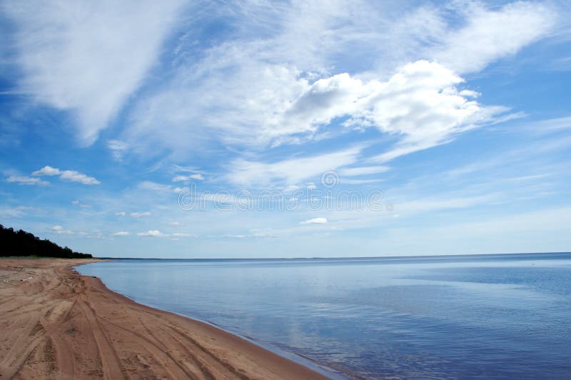 sandig strandlakeside royaltyfri fotografi sandig strandlakeside royaltyfri fotografi
