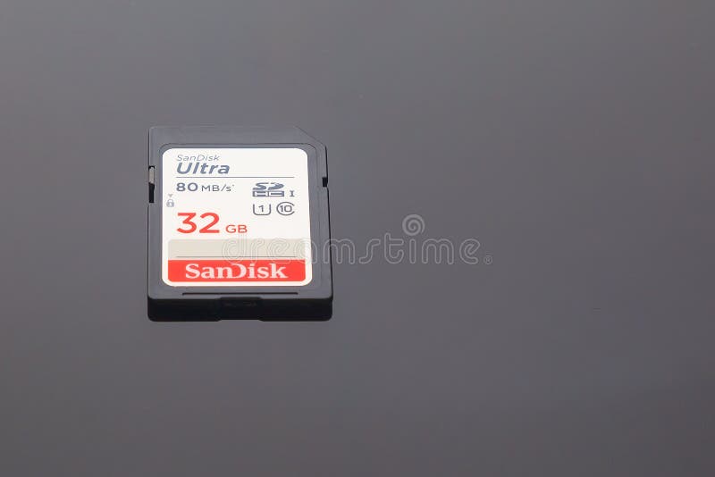 Sandisk Ultra 32GB Flash card, speed reading 80MB s