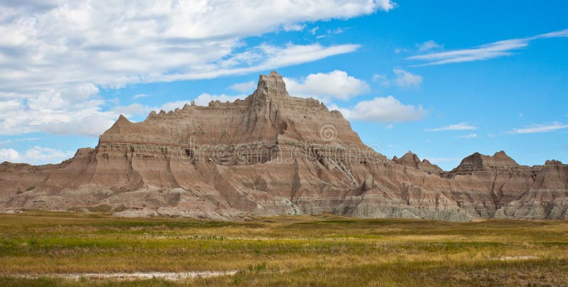 Sandstone in Badlands, South Dakota royalty free stock photography