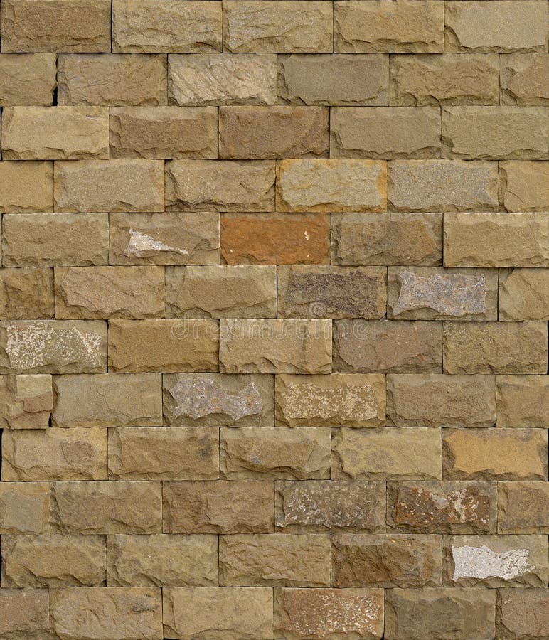 Sandstone Bricks Seamless Background Texture