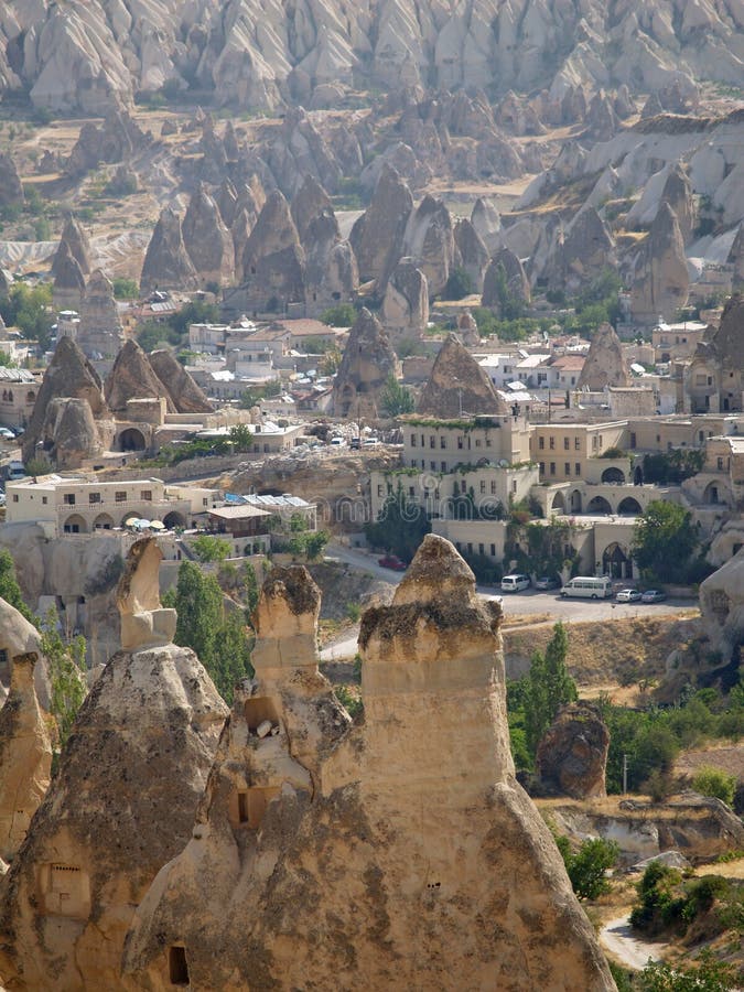 Sandstone formations in Cappadocia