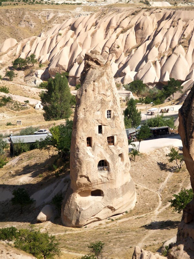 Sandstone formations in Cappadocia