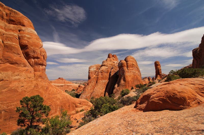 Sandstone Formations in the Utah Desert. Stock Image Image of rock