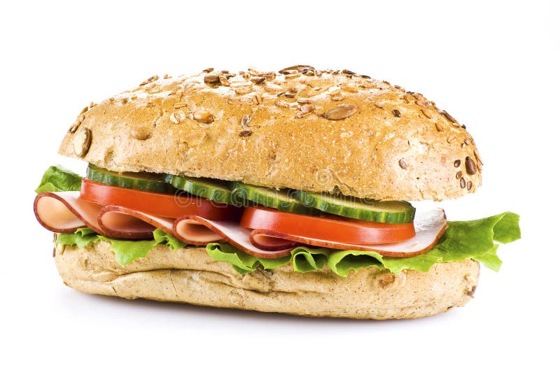 Sanduíche foto de stock