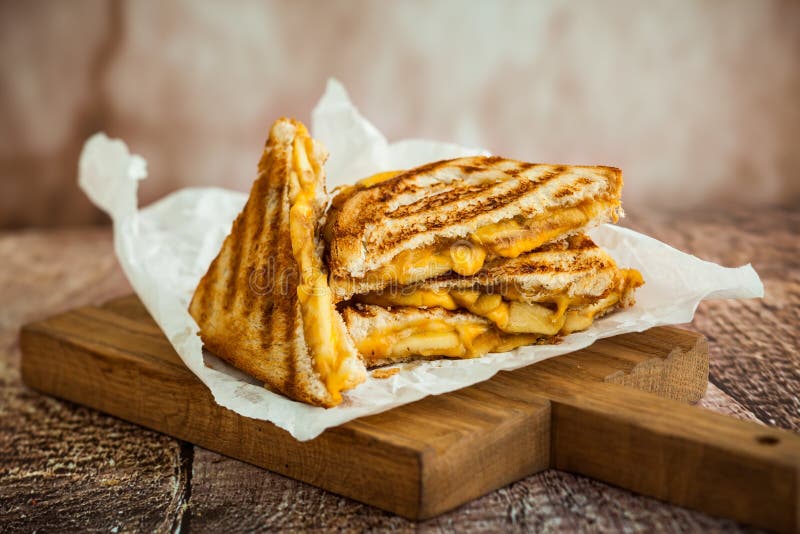 Sanduíche de queijo grelhado foto de stock royalty free
