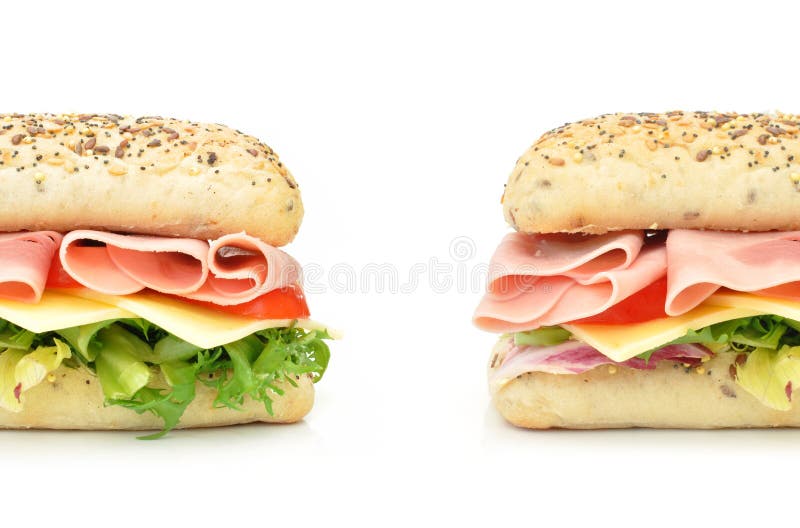 Sub sanduíche imagens de stock