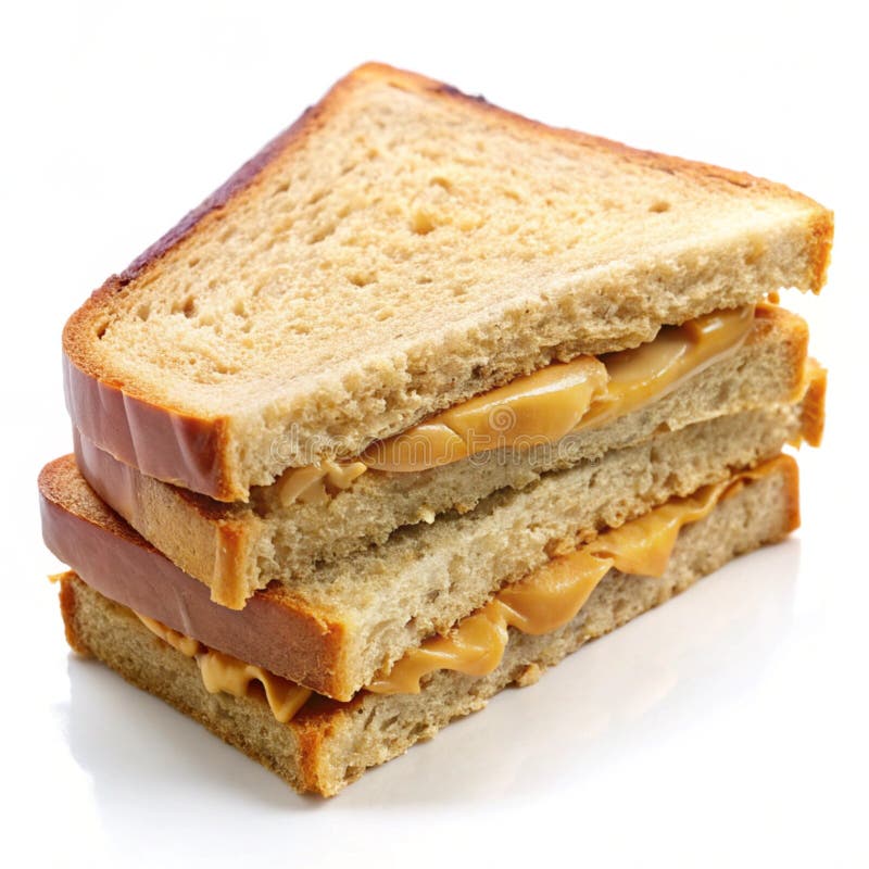 Sandwich al burro di arachidi illustrazione di stock
