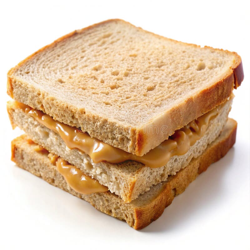 Sandwich al burro di arachidi royalty illustrazione gratis