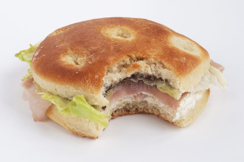 Sandwich bite royalty free stock images