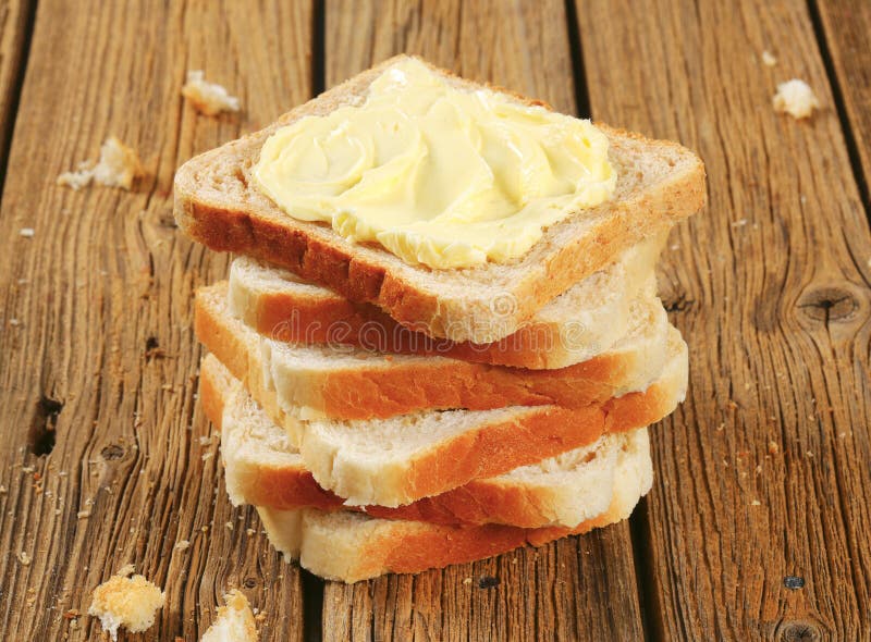 Sandwich bread with butter stock photo. Image of snack 57126680