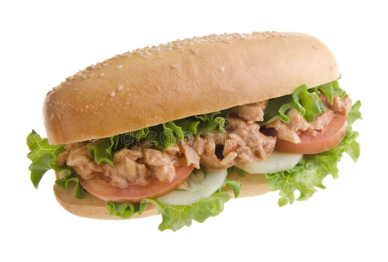 Sandwich isolated on background