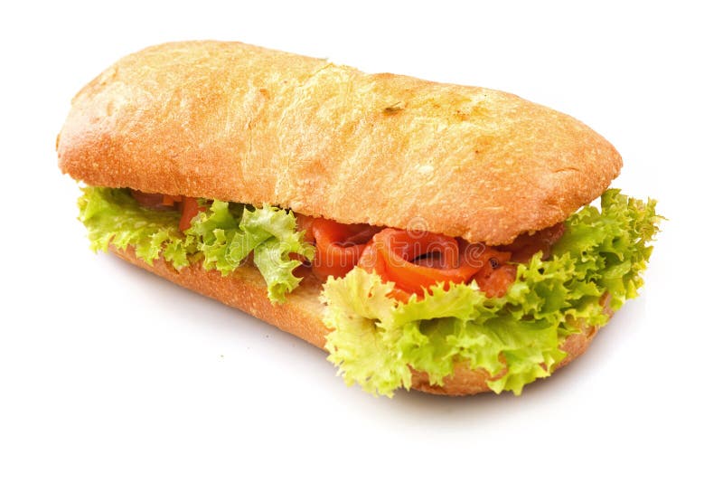 Healthy Smoked Salmon Sandwich Stock Photo Image of grain, petit