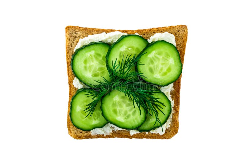A Sandwich with Maidens and Cheese on an Isolated White Background ...