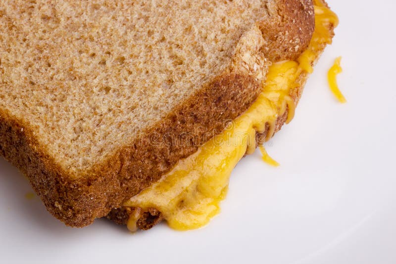 Sandwich with melted cheese