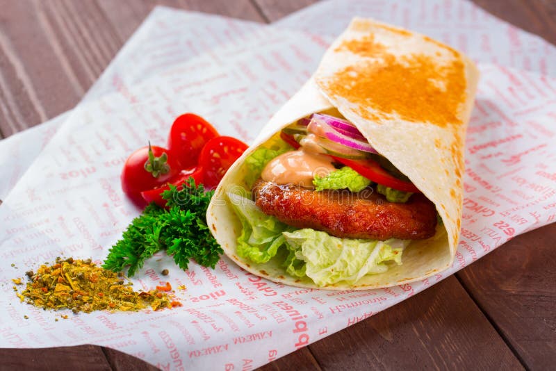 Sandwich Wrap stock photography Sandwich Wrap stock photography