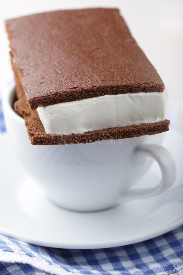 Sandwich glacé image stock