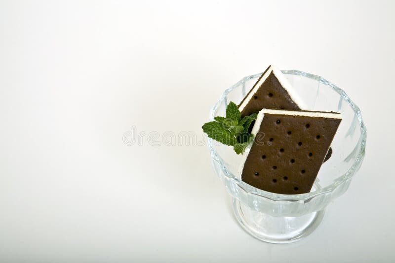 Sandwich glacé photographie stock