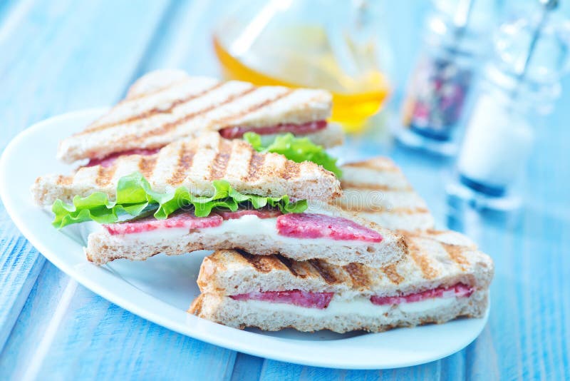Sandwiches stock afbeeldingen Sandwiches stock afbeeldingen