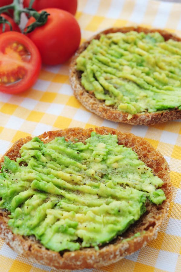 Sandwiches with avocado