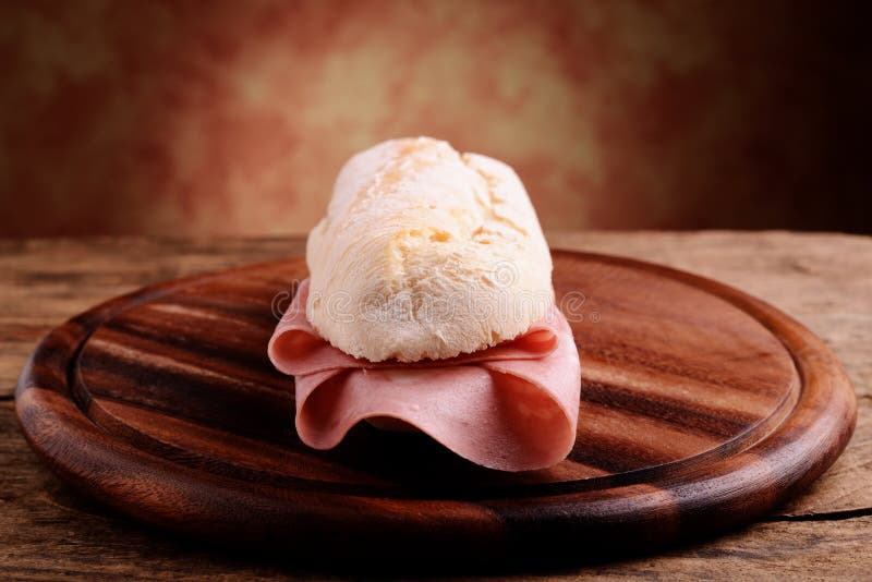 Sandwitch with Italian Mortadella Stock Photo Image of mortadella