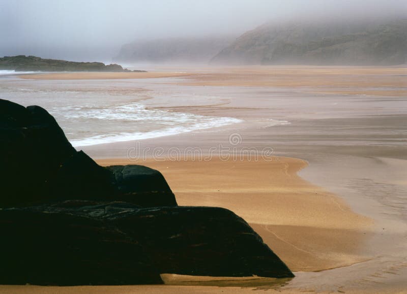 Sandwood bay beach, Sutherland, Scotland stock photography