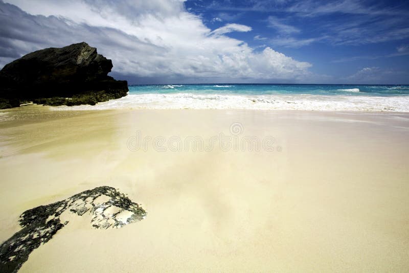 Sandy beach stock images