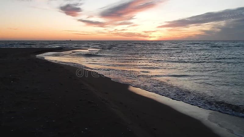 Sandy coast of the Caspian Sea.