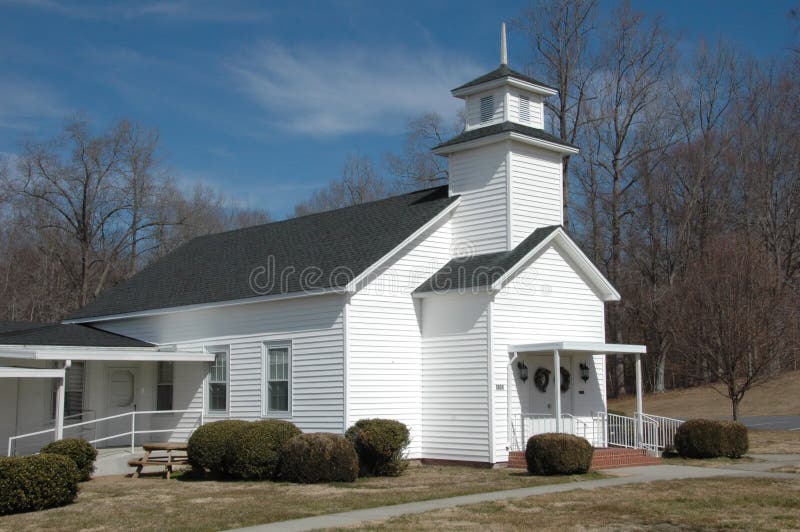 Sandy Creek Baptist Church stock photo. Image of steeple 10365248