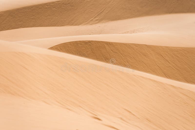 Sandy desert royalty free stock photo