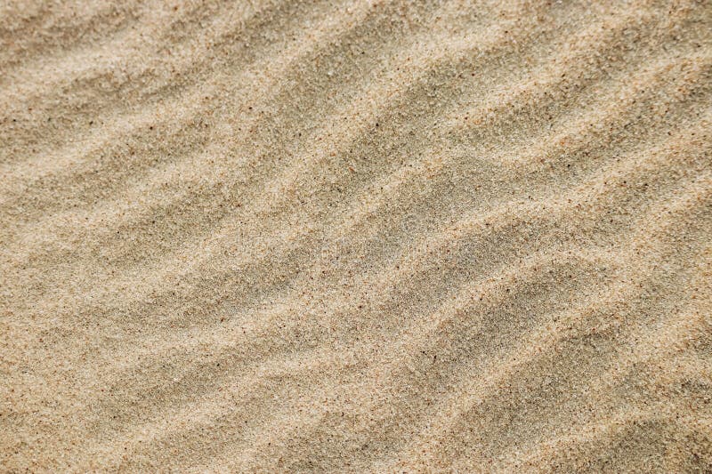 Sandy desert in Qatar, in the southern part of the country stock images