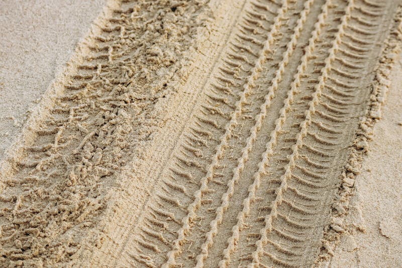 Sandy desert in Qatar, in the southern part of the country stock images