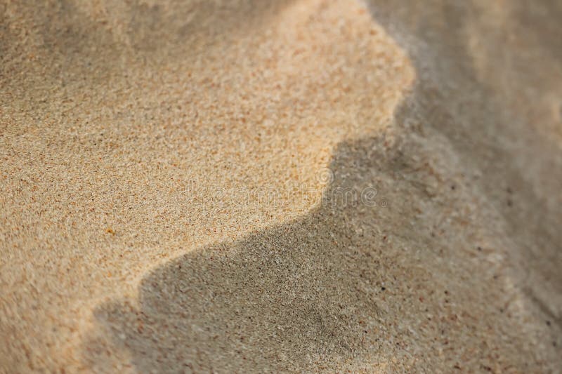 Sandy desert in Qatar, south of the country royalty free stock photos