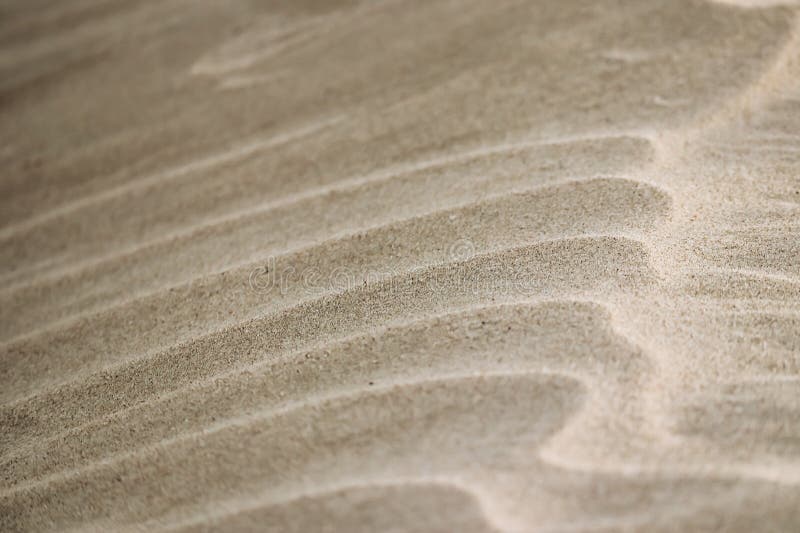 Sandy desert in Qatar, south of the country stock photography