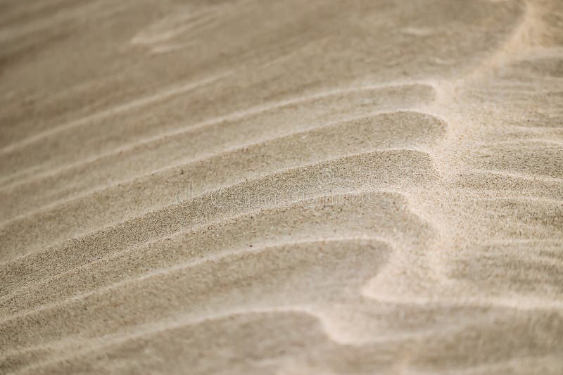 Sandy desert in Qatar, south of the country stock image