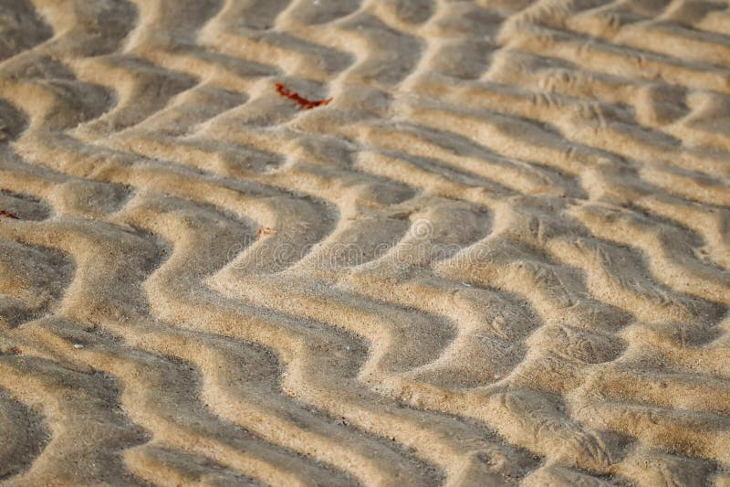 Sandy desert in Qatar, south of the country stock photography