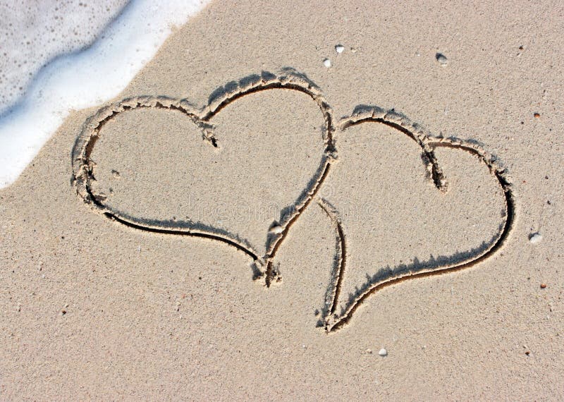 Sandy hearts