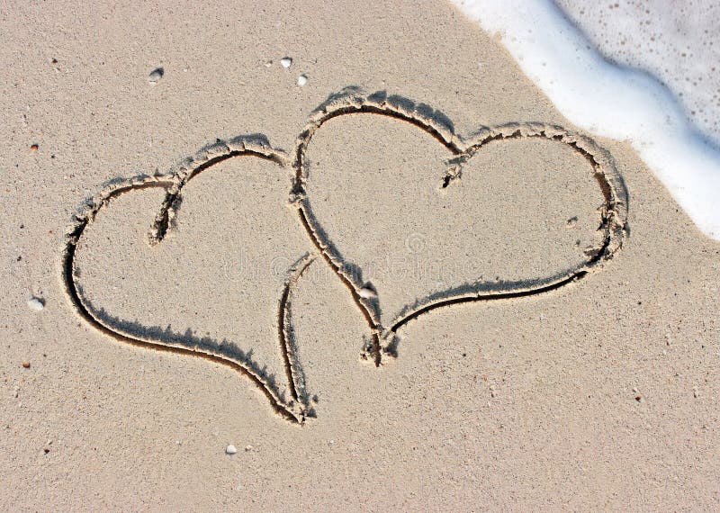 Sandy hearts