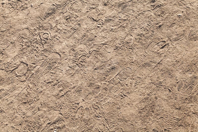 Sandy pedestrian lane texture royalty free stock photography
