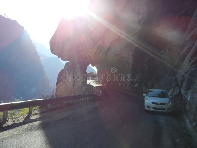Sangla Valley - A road trip with awesome view royalty free stock photography Sangla Valley - A road trip with awesome view royalty free stock photography