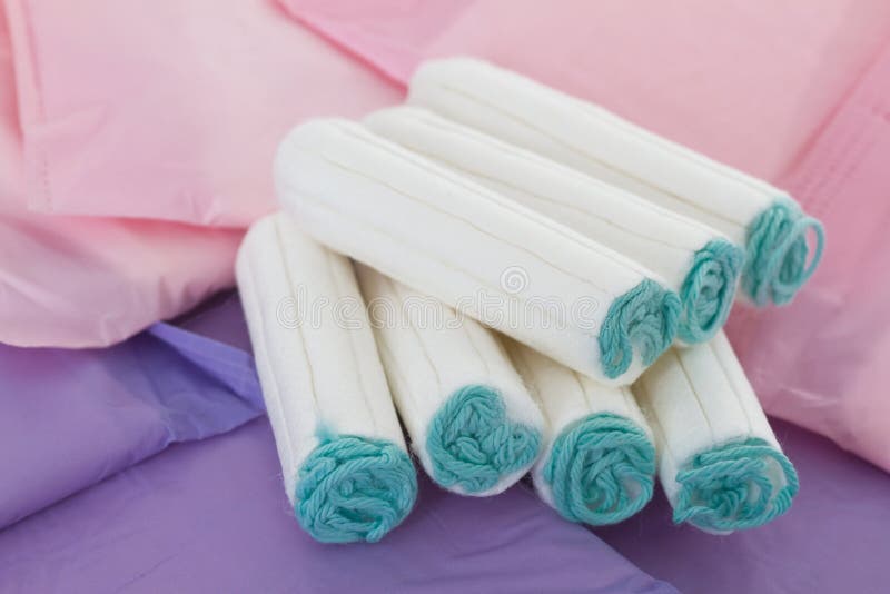 Sanitary napkins and tampons