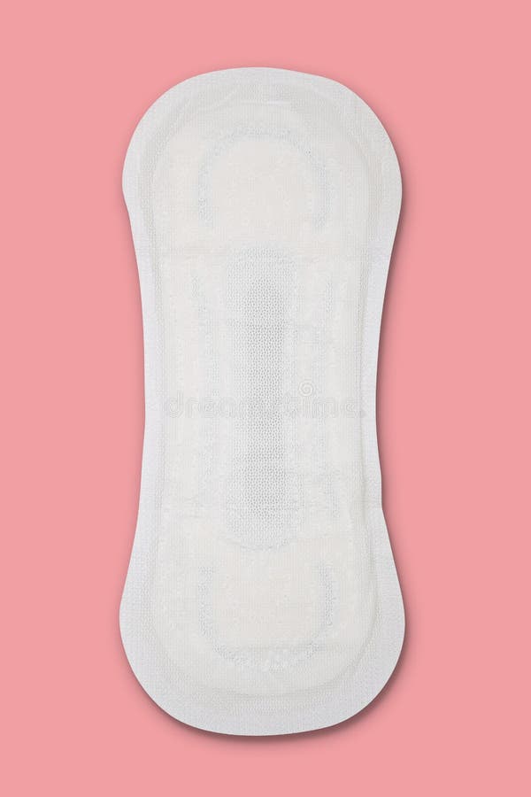 Sanitary Towel and Tampon on Pink Background. Periods Time