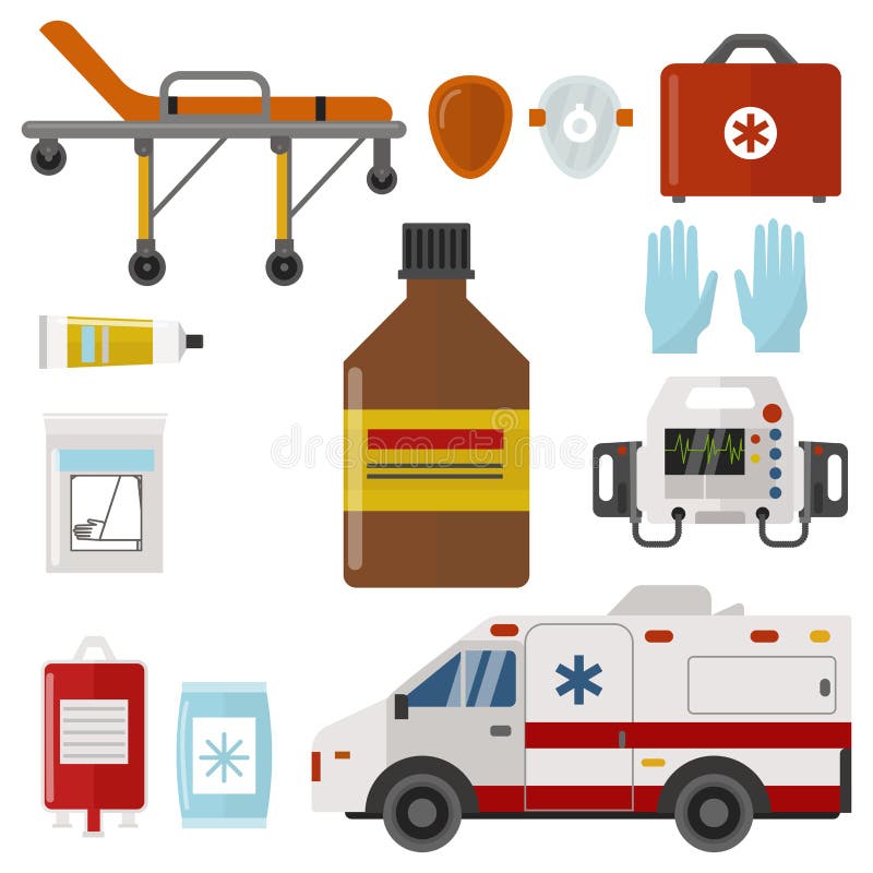 Sanitäterbehandlungsvektor der Apotheke des Krankenwagenikonenmedizingesundheitsnotkrankenhauses dringender medizinische Stütz lizenzfreie abbildung Sanitäterbehandlungsvektor der Apotheke des Krankenwagenikonenmedizingesundheitsnotkrankenhauses dringender medizinische Stütz lizenzfreie abbildung